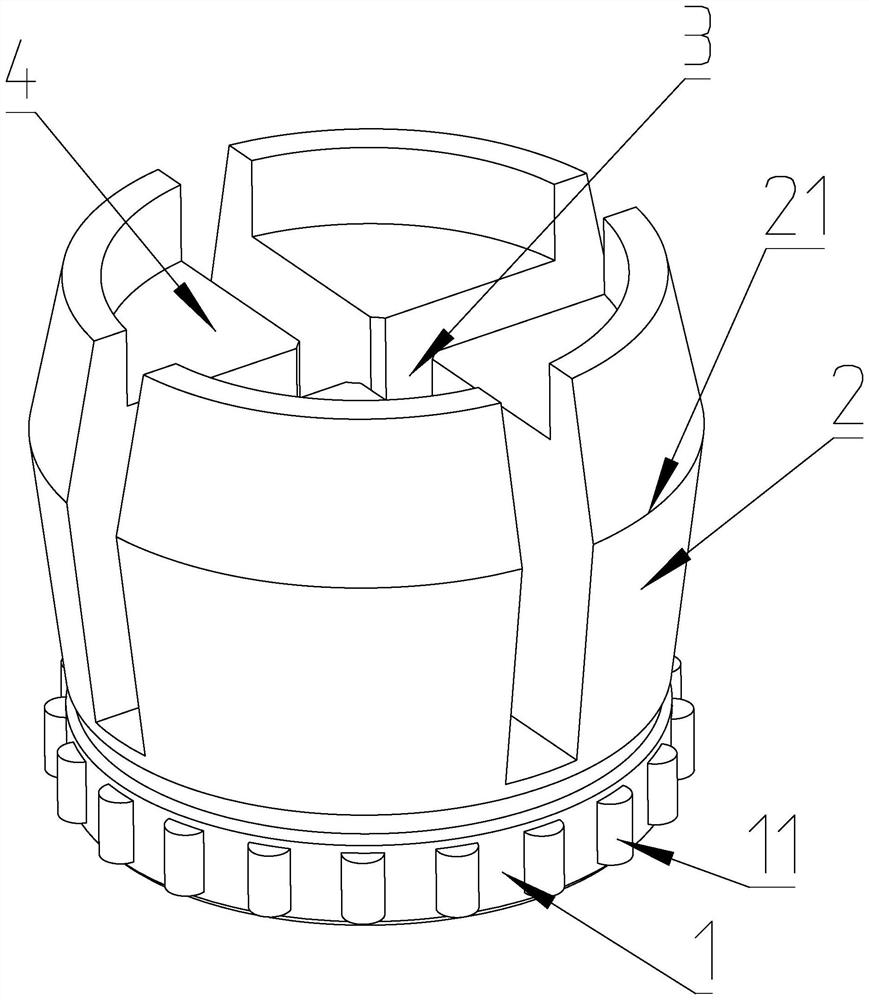 Connecting piece and door handle using same