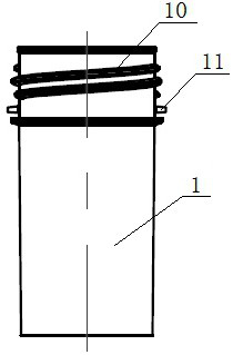 Virus collection tube for novel coronavirus nucleic acid mixed collection detection technology