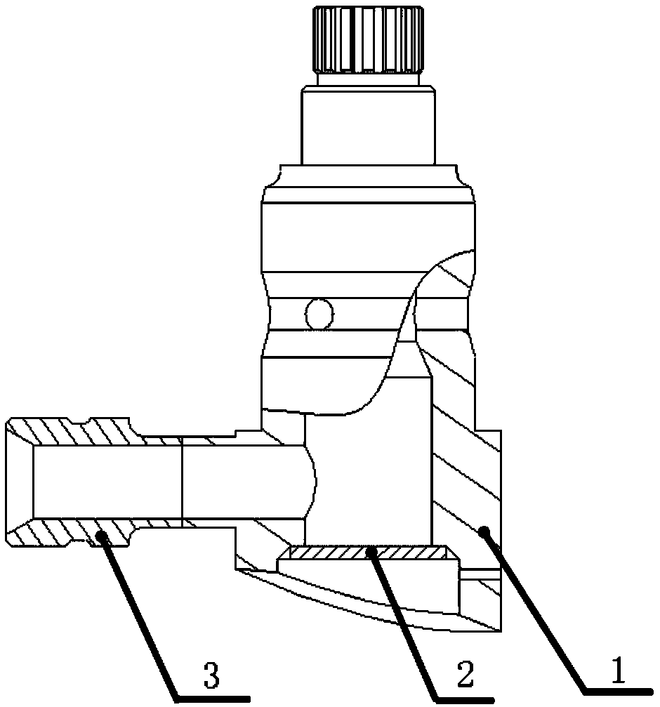 Novel rotating shaft structure of swinging rocket engine