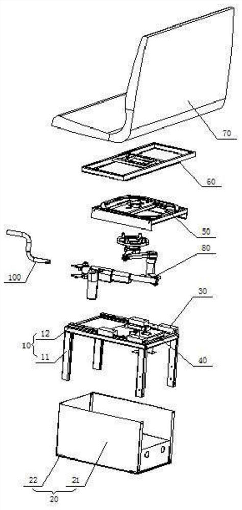 Electric reversing seat