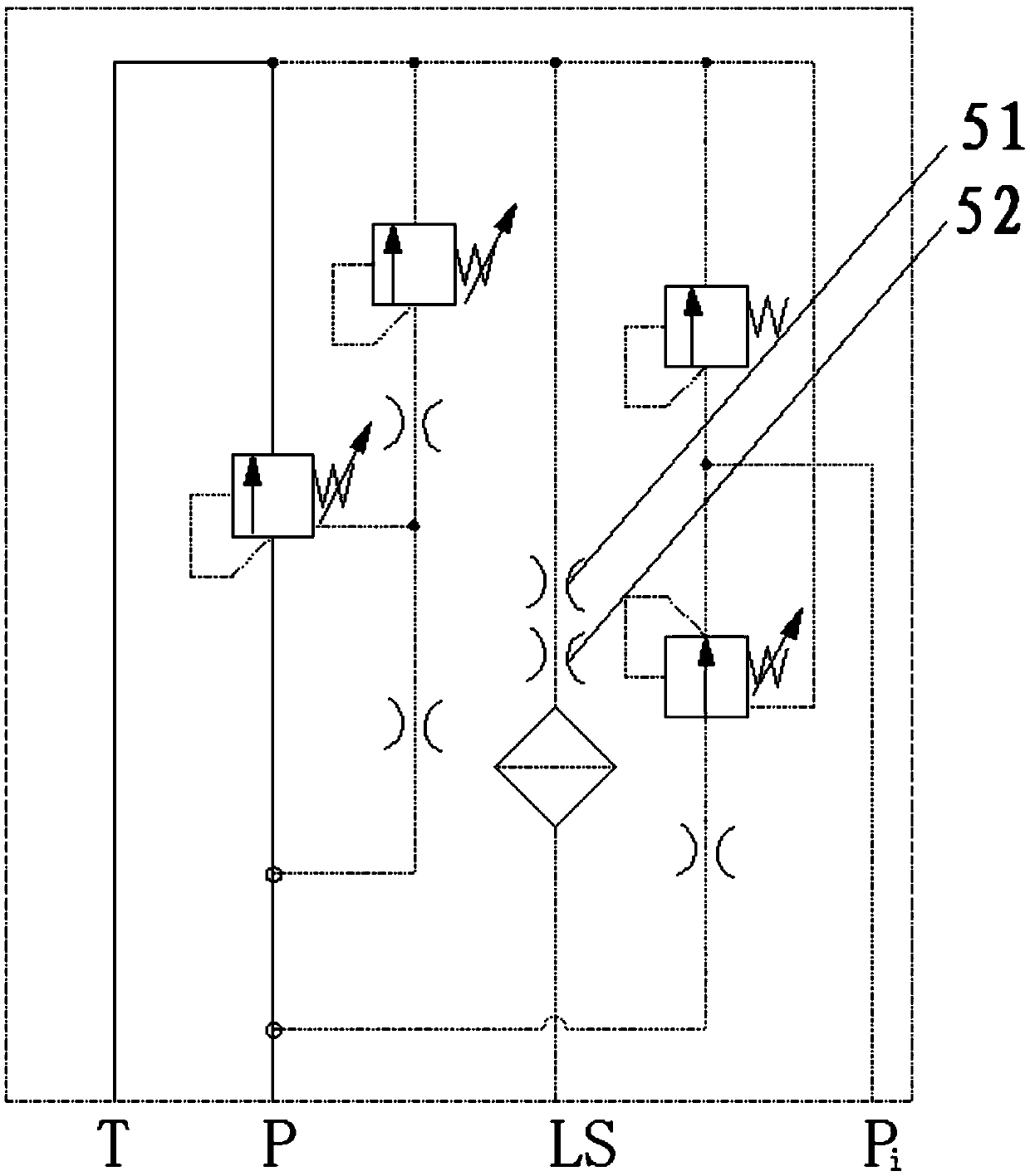 Directional valves, load-sensing multiple-way valves, and load-sensing hydraulic systems