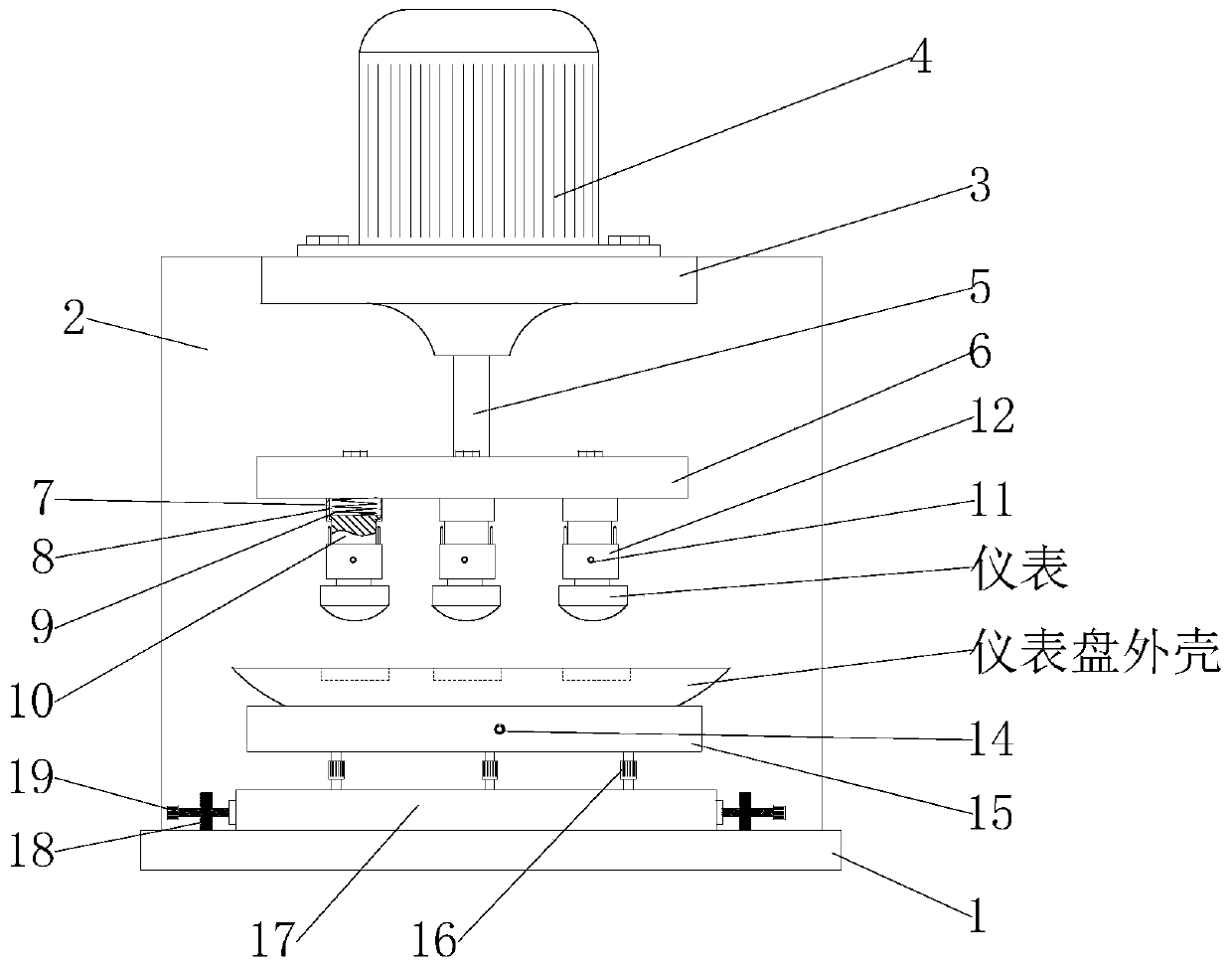 Instrument panel production abutting assembly equipment