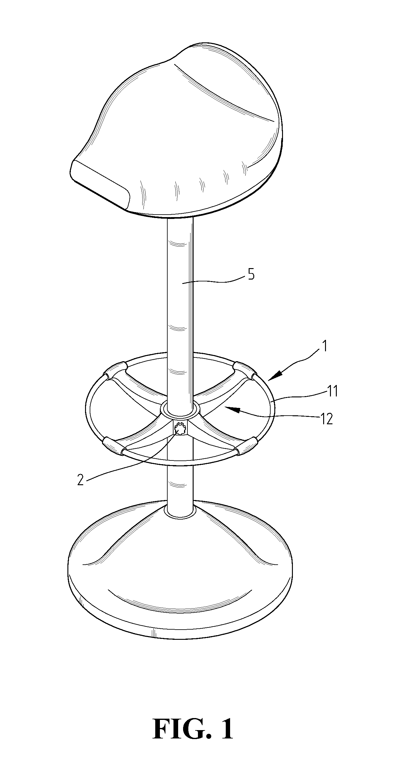 Footrest Of One-Legged Seating Device