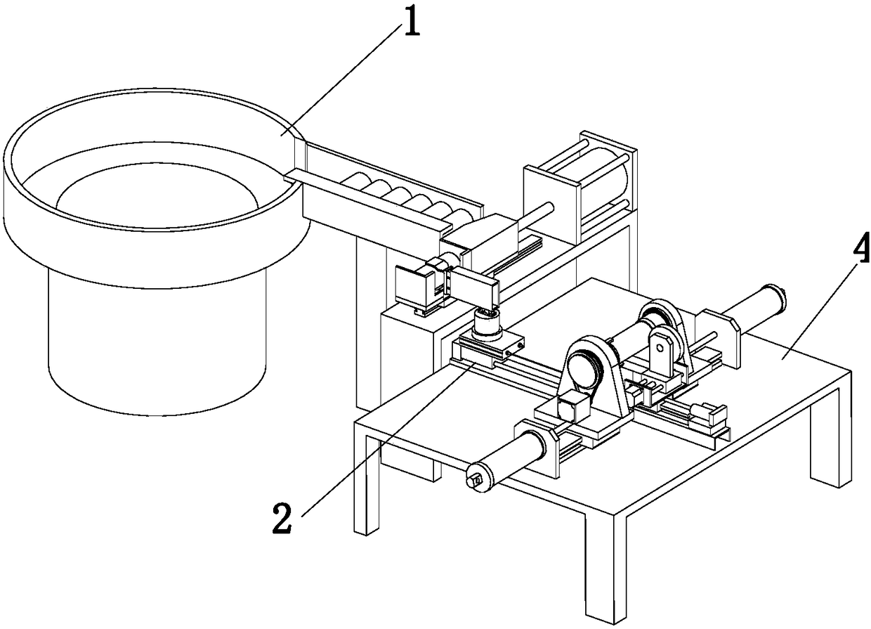 Automatic grinding device for outer side of short tube