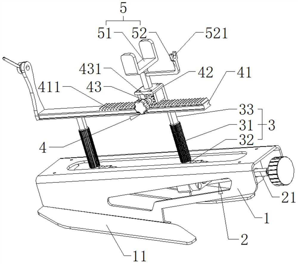 Medical catheter mounting structure