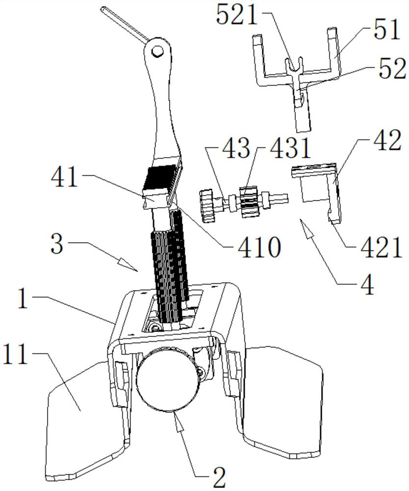 Medical catheter mounting structure