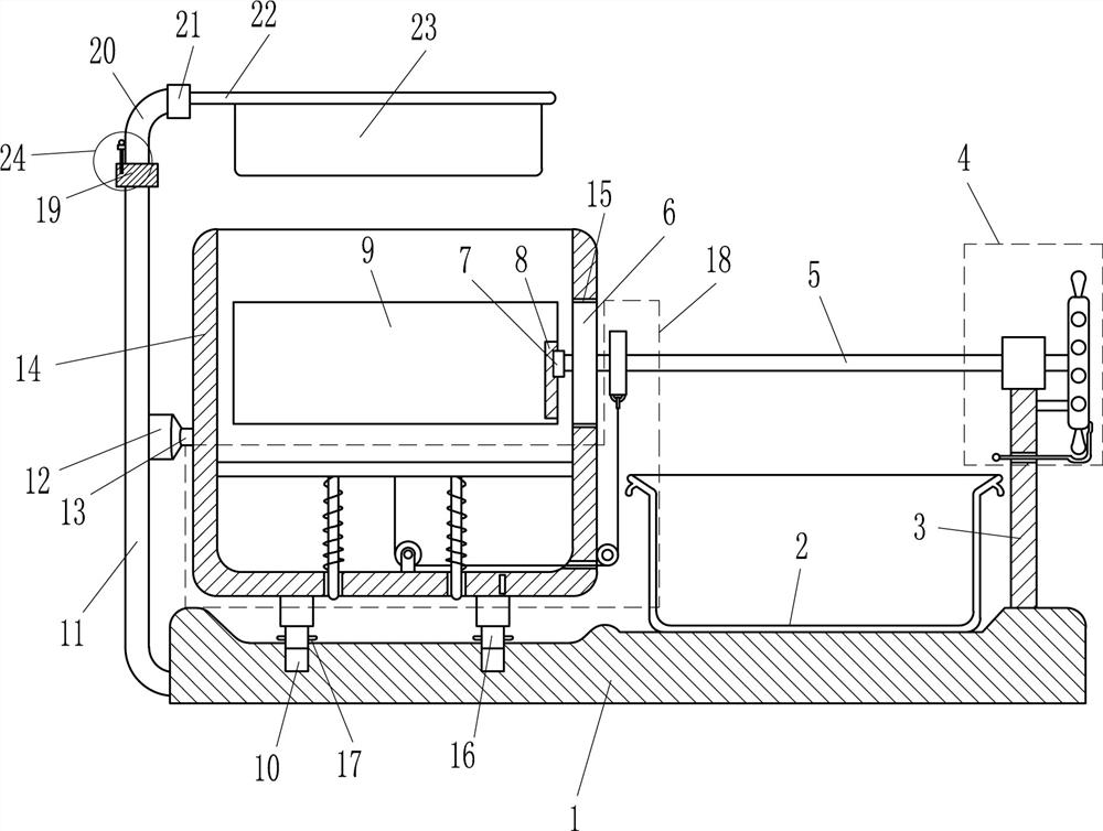 Iron scrap separation equipment for hardware production