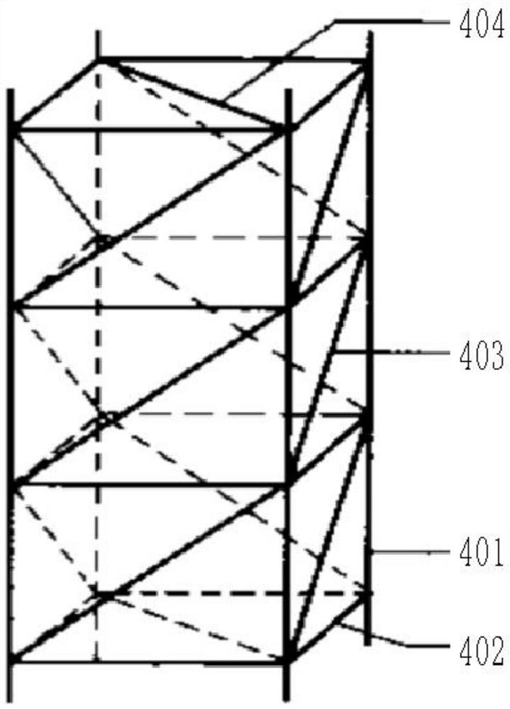 Construction method of aqueducts above bridge