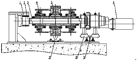 High-speed magnetic levitation turnout floating type supporting driving device and driving method