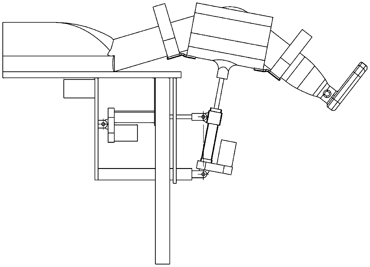 Pre-operative knee injury cleaning and disinfecting device