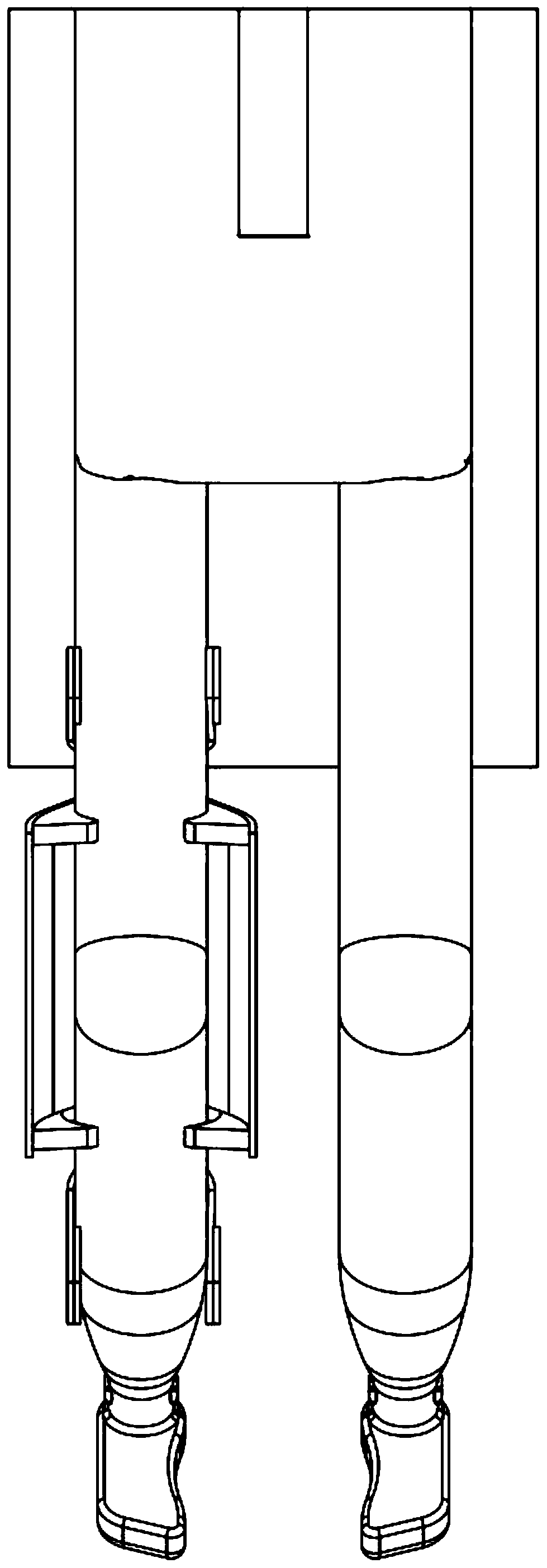 Pre-operative knee injury cleaning and disinfecting device