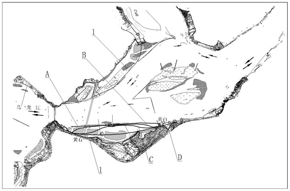 Design method of tidal river flood control and tidal protection coastline