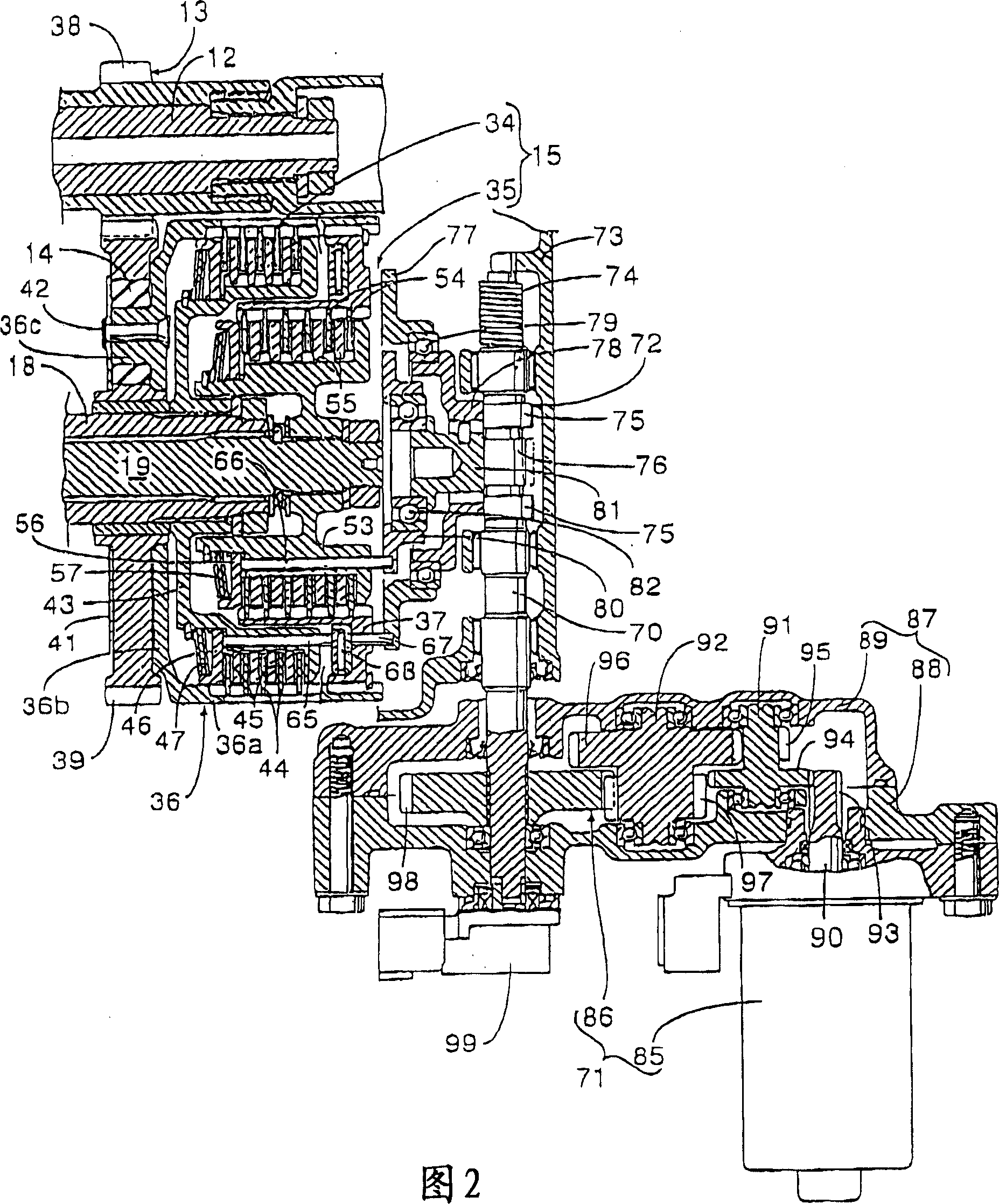 Twin clutch device