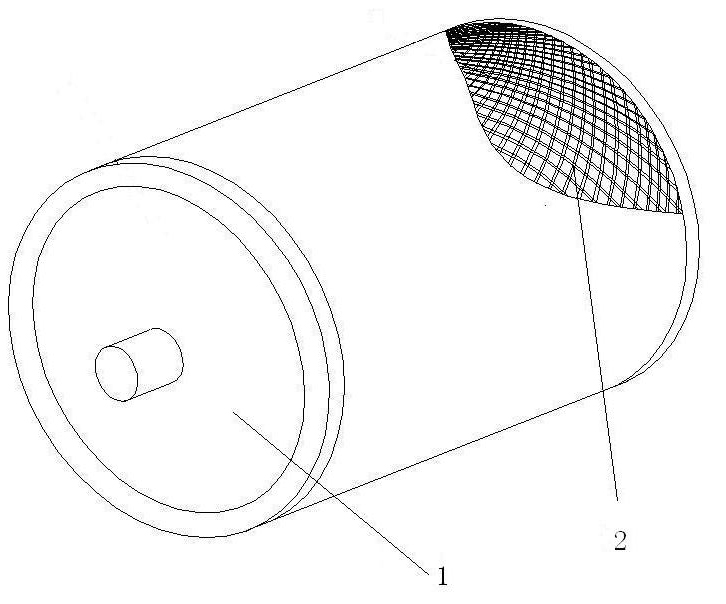 Manufacturing method and device of heat-sealed type grid tea leaf and coffee filter paper