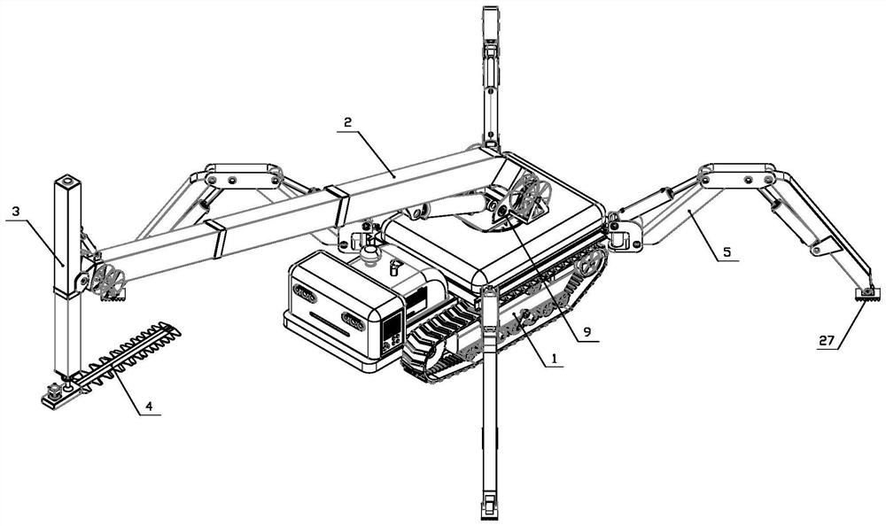 A crawler-type trimming robot