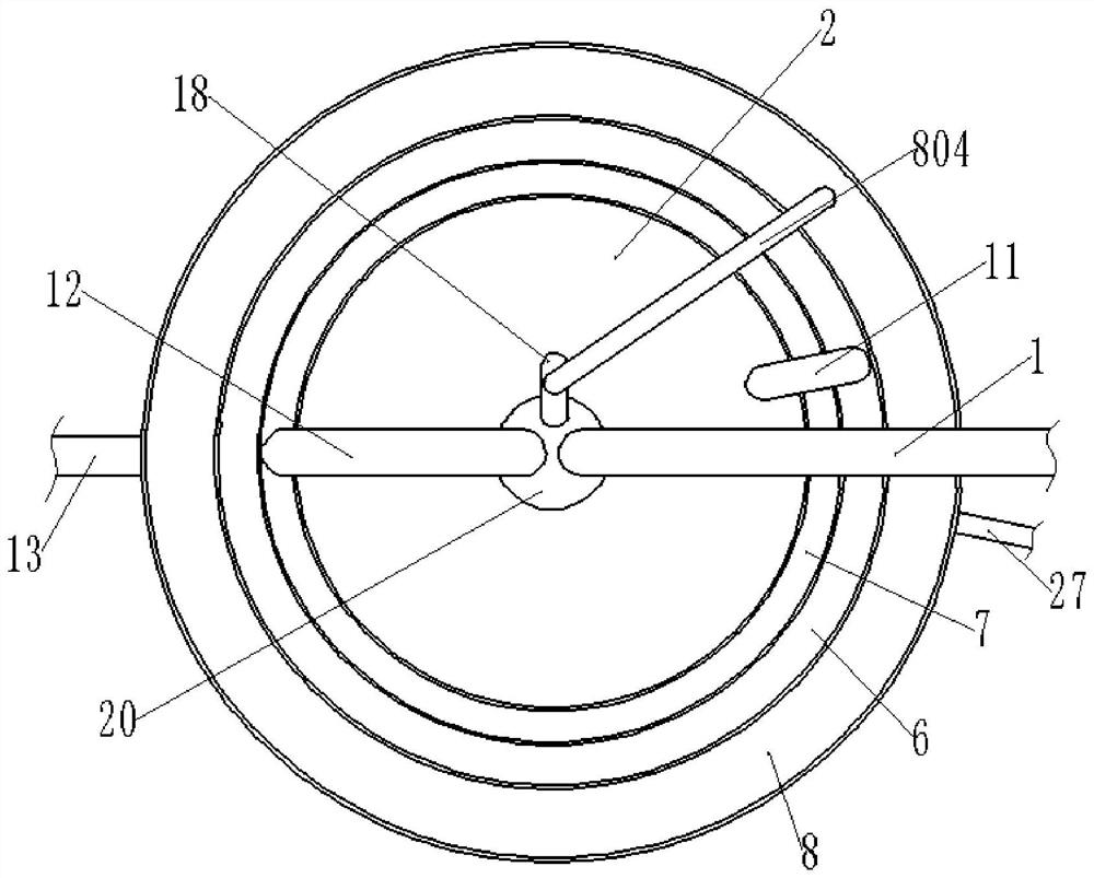 A thermal power plant high-temperature flue gas waste heat recovery device using single-tank molten salt heat exchange