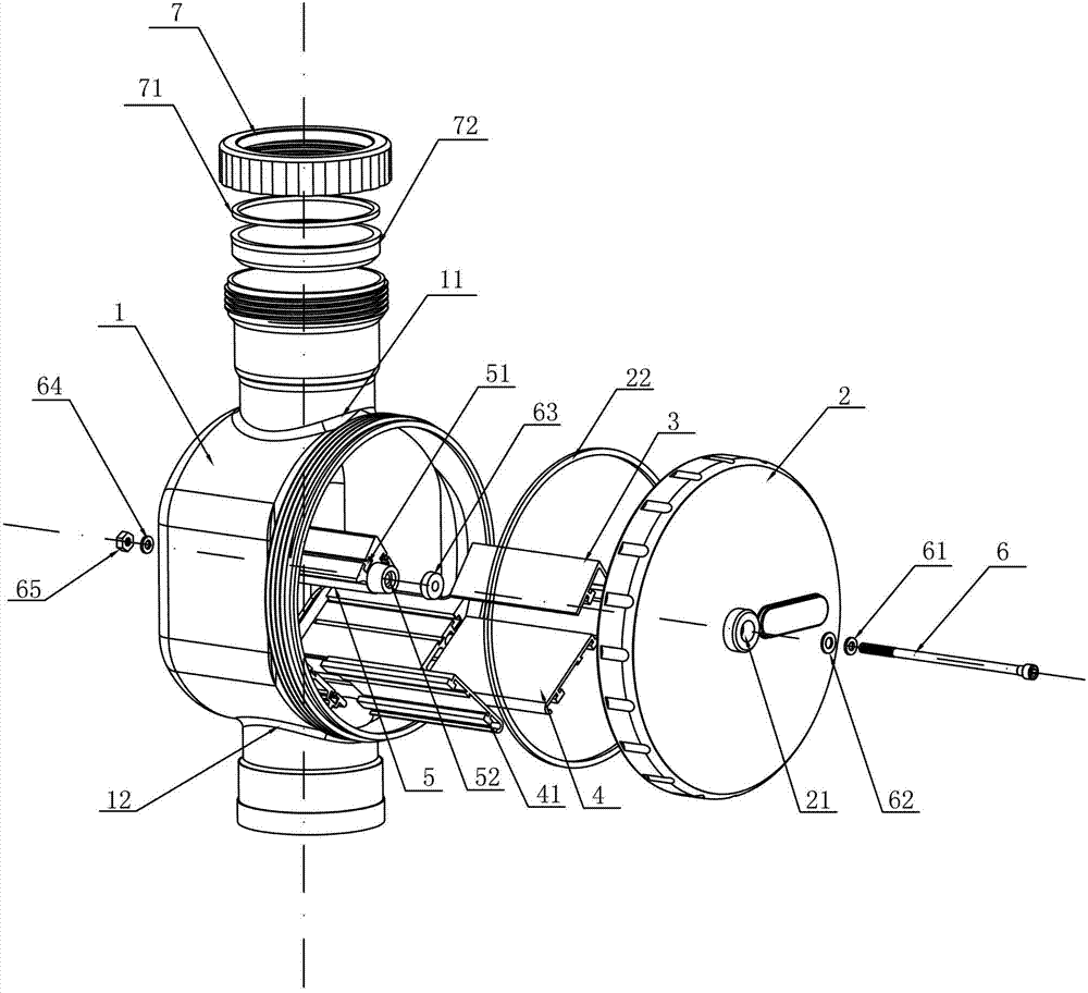 Energy reducer for drainage system of house building