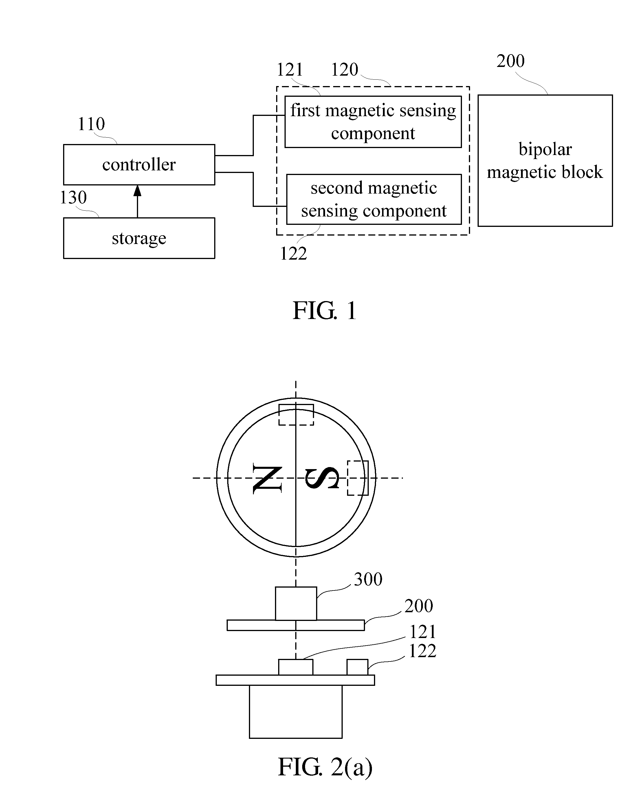 Non-contact adjustable hysteretic magnetic encoder