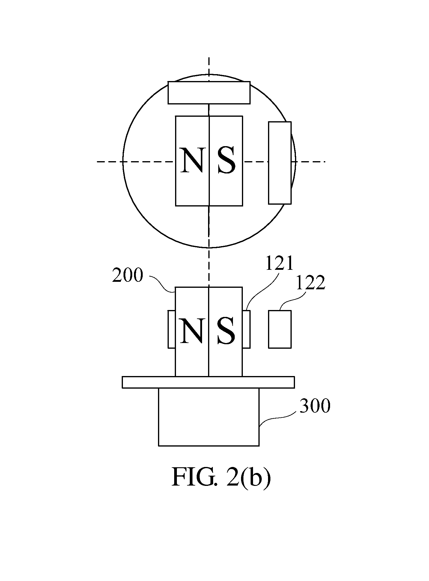 Non-contact adjustable hysteretic magnetic encoder