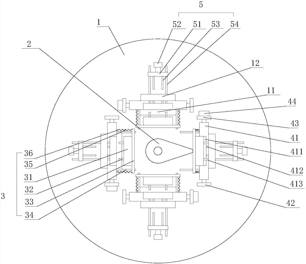 Efficient and quick compressor valve plate punching machining device