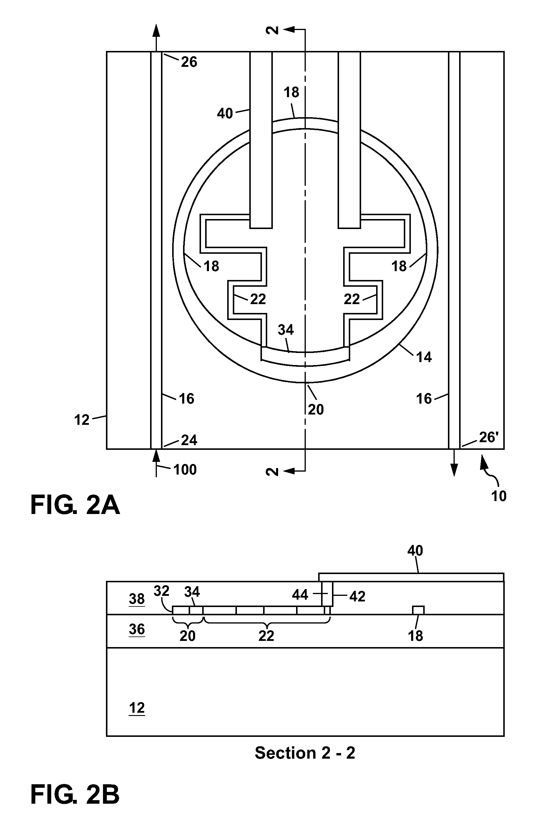 Optical waveguide device with an adiabatically-varying width