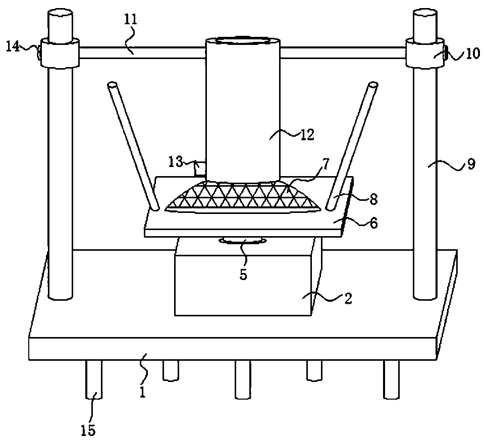 Environmental protection device for water surface moss treatment