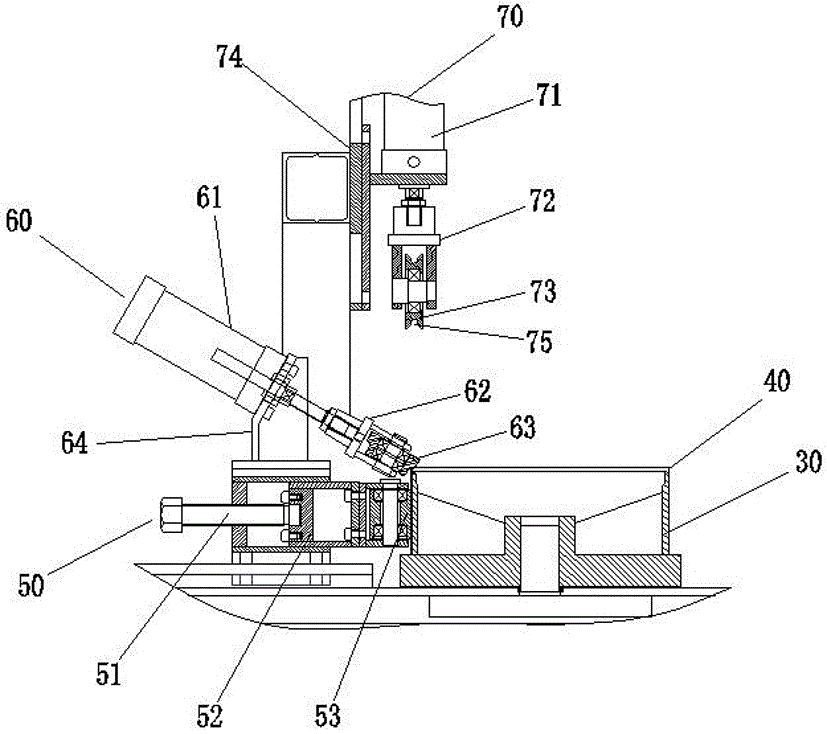 Steel ring edge folding machine