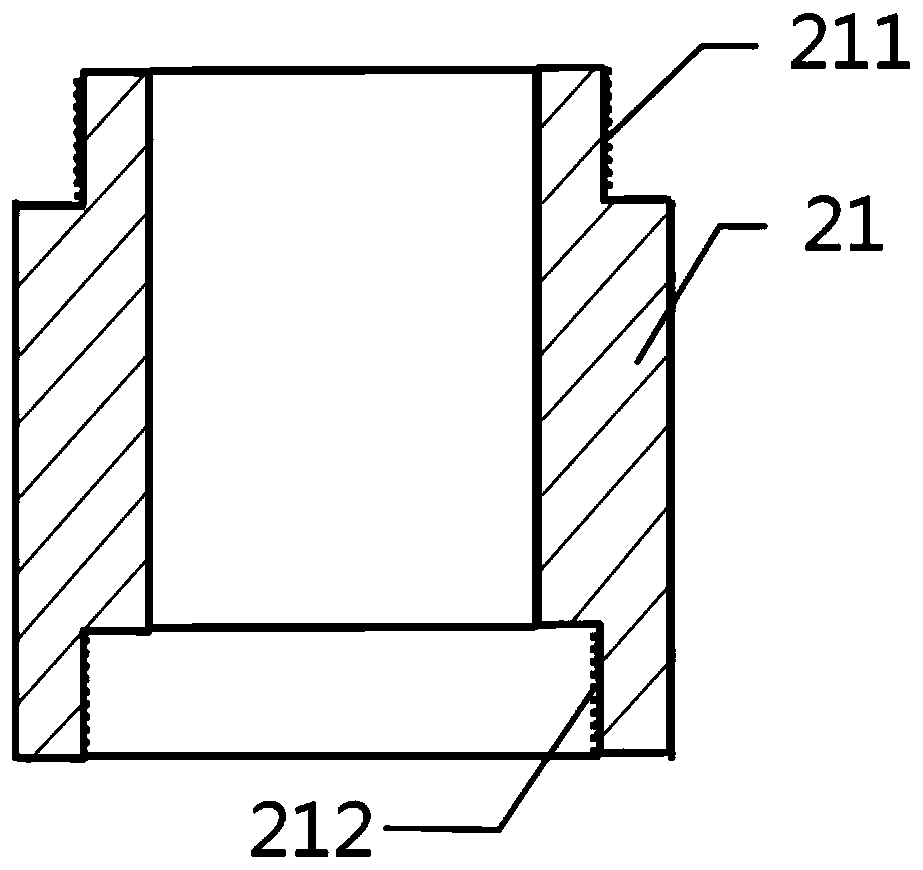 Size-adjustable combined crucible thermal field