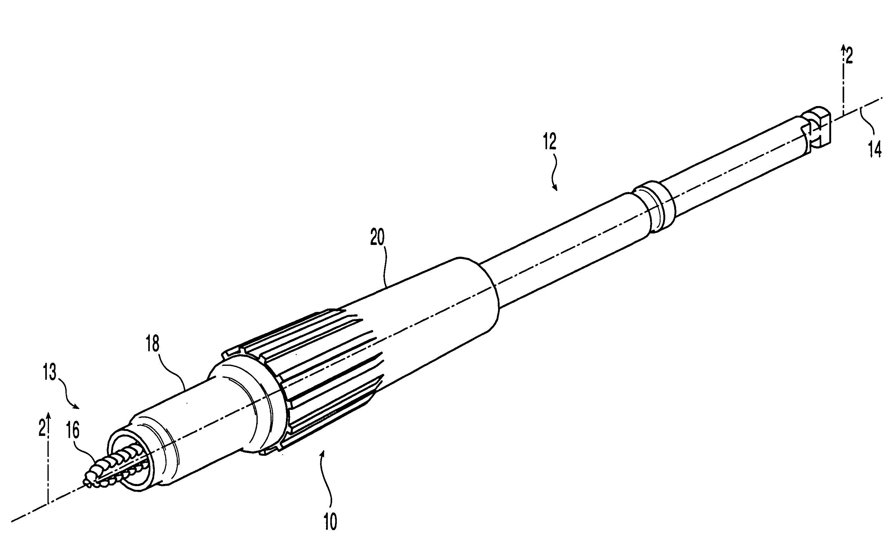 Adjustable length tap and method for drilling and tapping a bore in bone