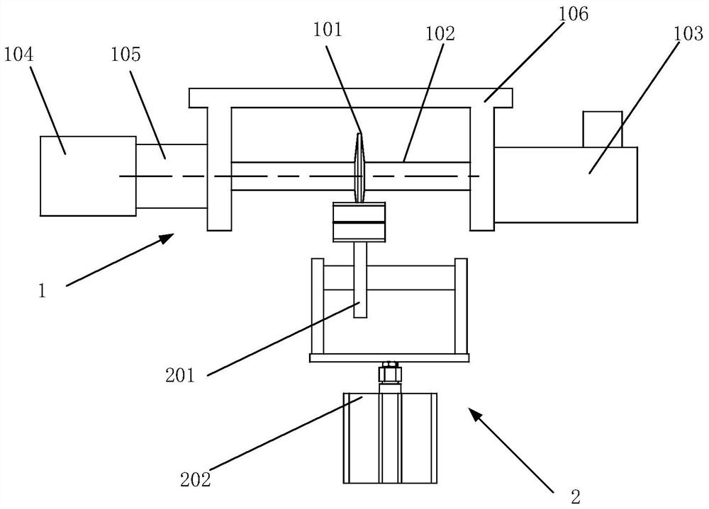 Portal ultrasound rolling welding device