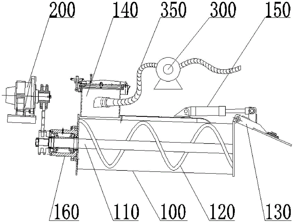 Adjustable type efficient residue-liquid separation device