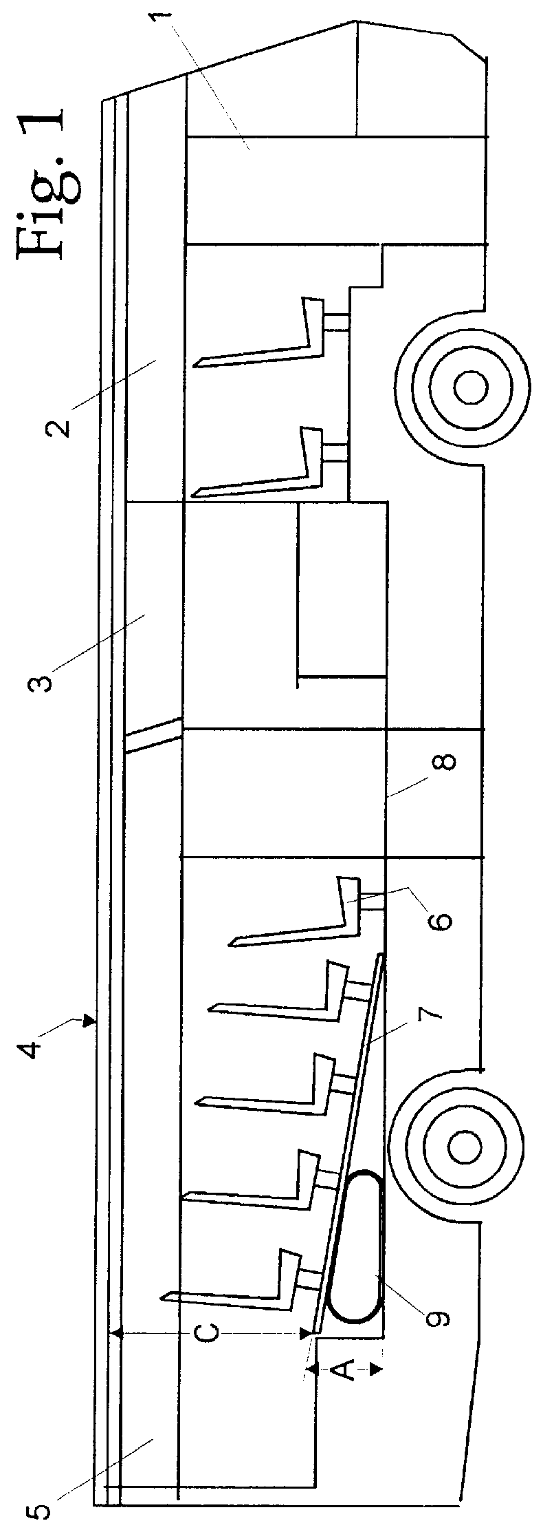 Arrangement in vehicle