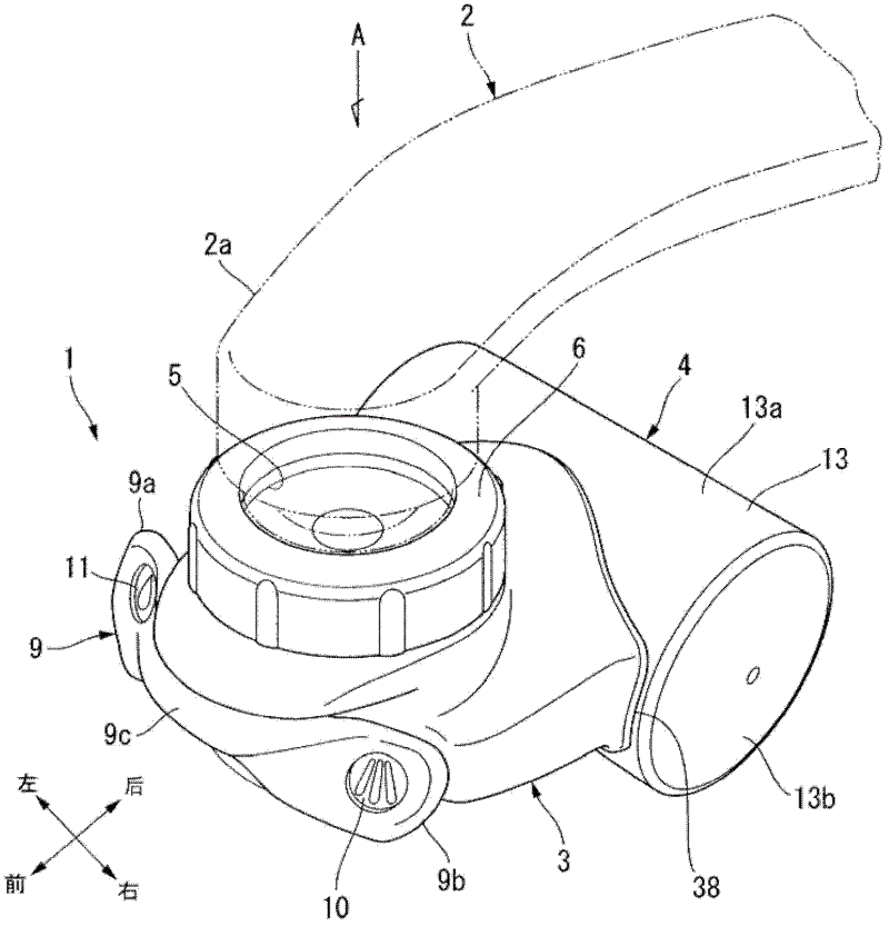 Water purifying cartridge, and water purifier