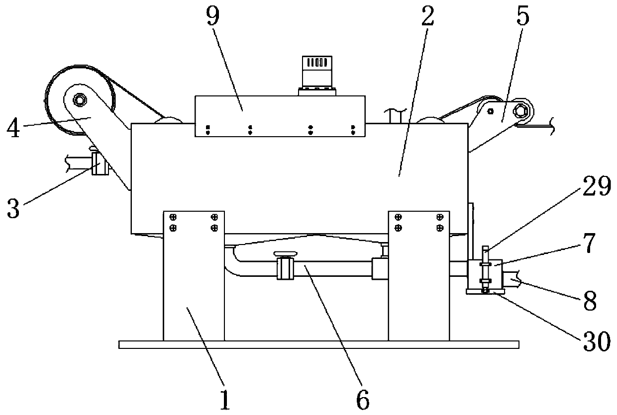 Fine cleaning device provided with filter function and used for cloth processing