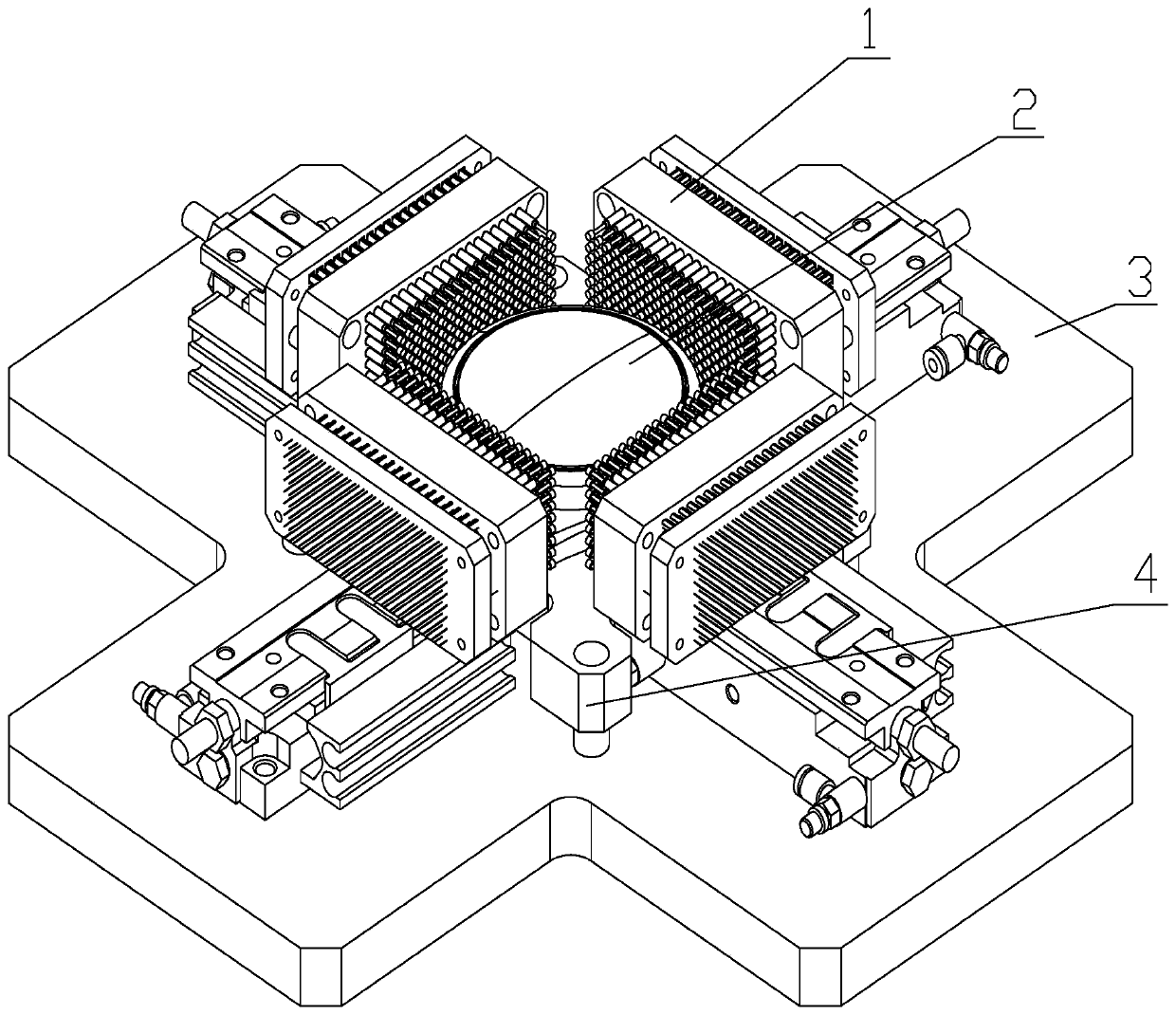 Product positioning device and method