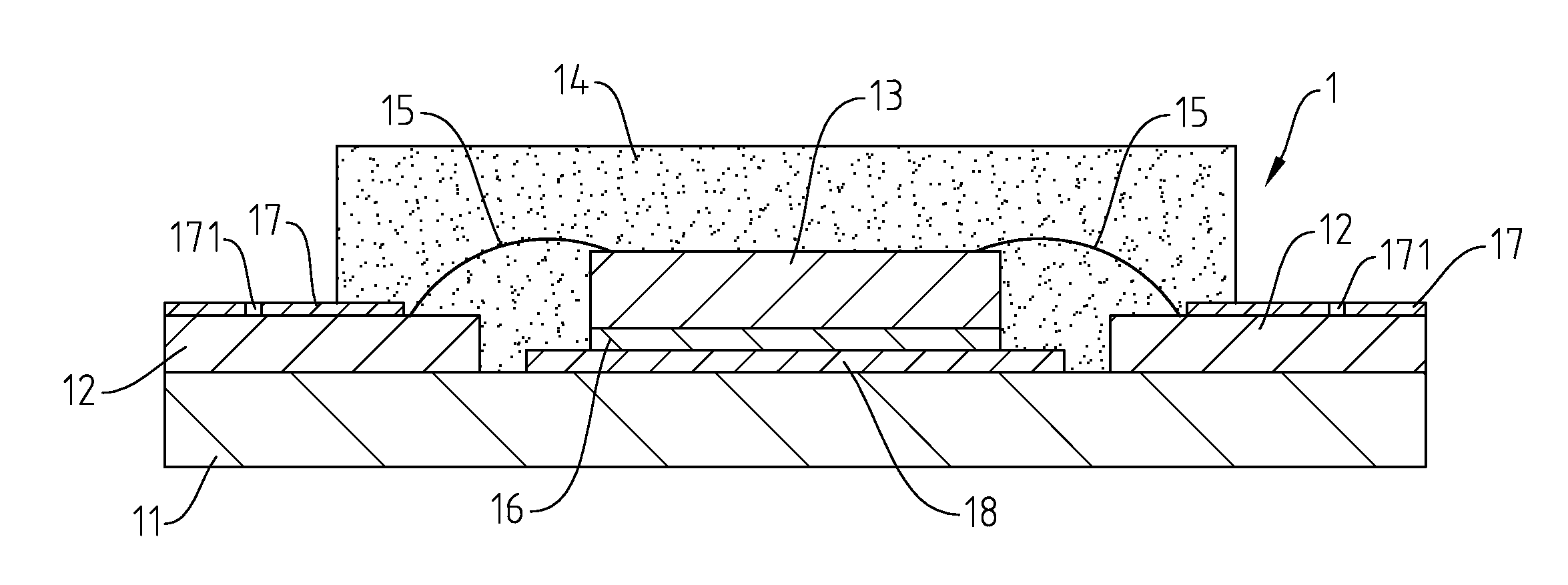 High-power LED package