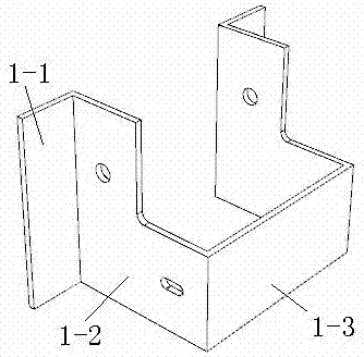 Fabricated wall plate connecting piece and installation method thereof