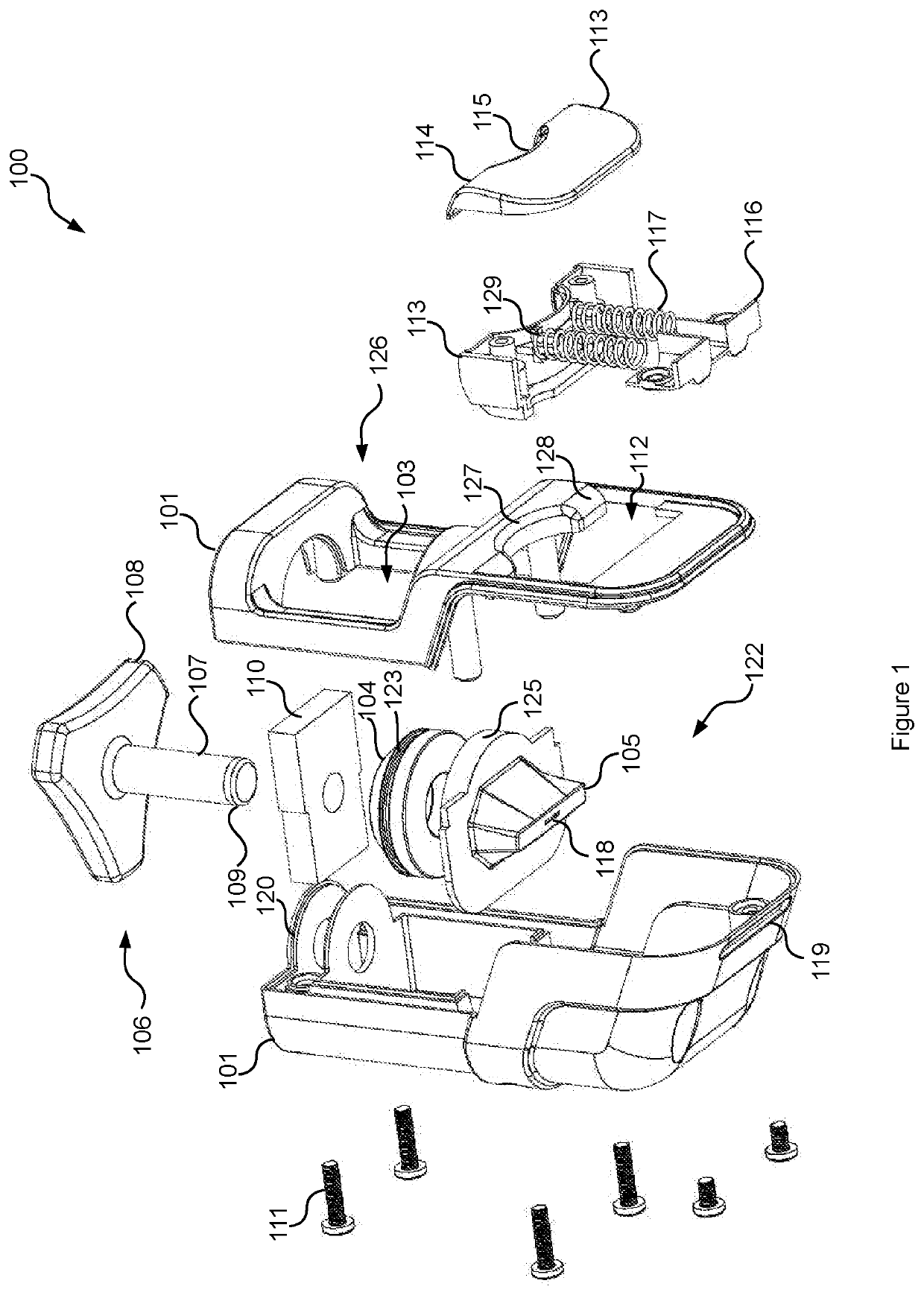 A razor cartridge cleaning device