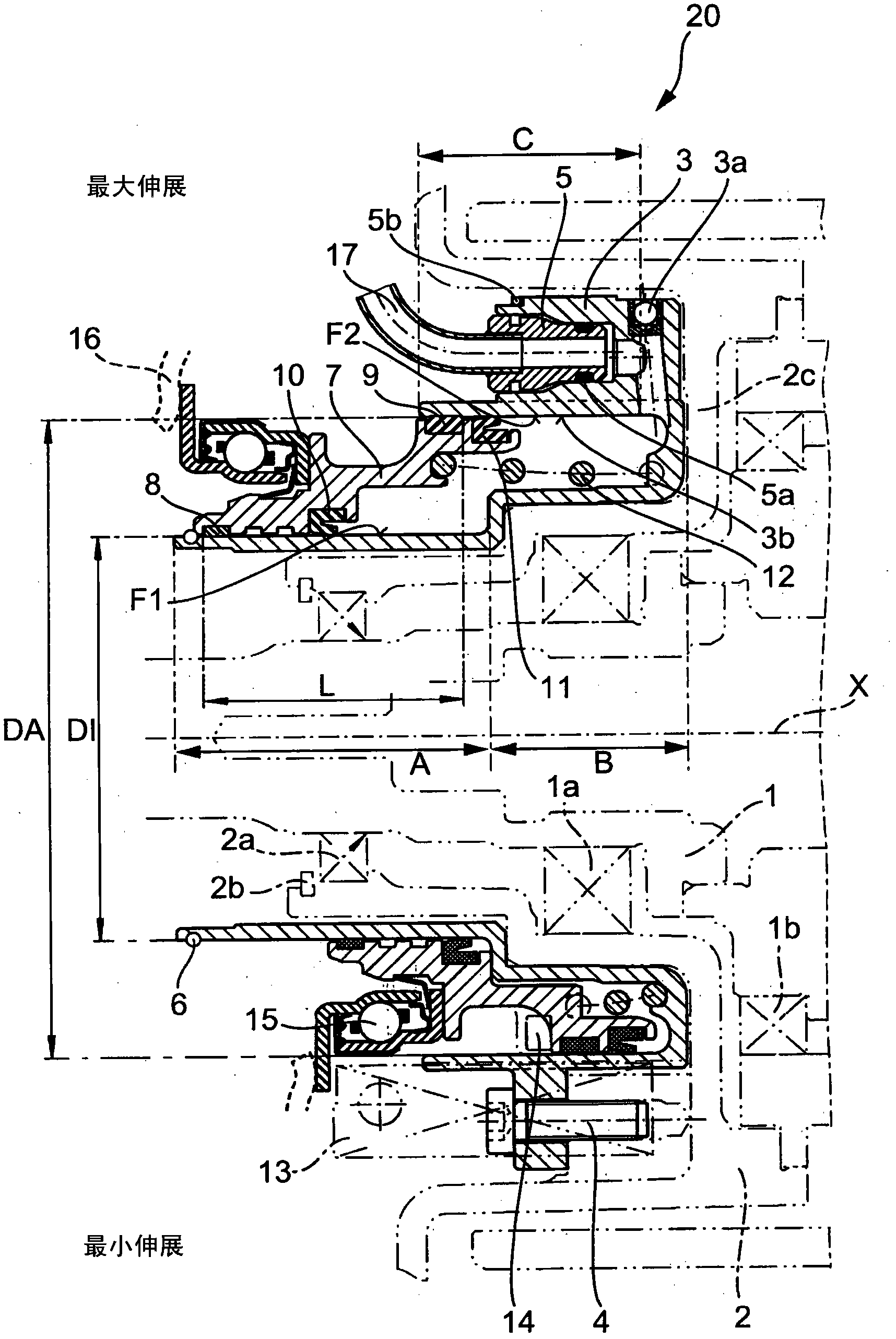 Slave cylinder