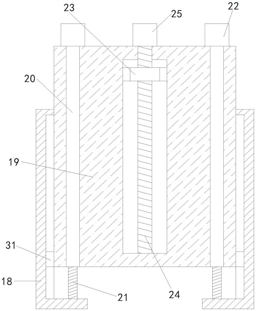 Telescopic rotary hydraulic walking pile machine