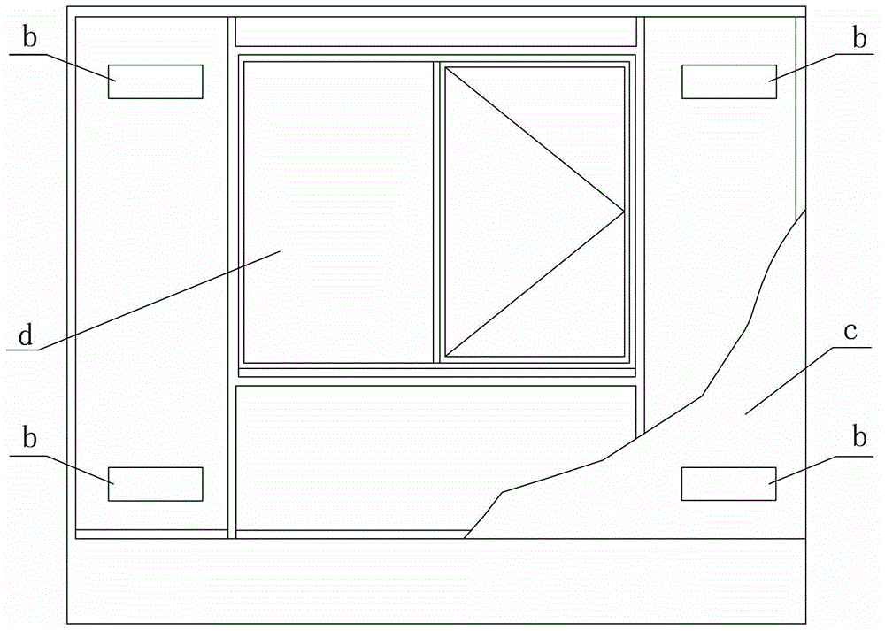 Passive type solar heat-collection and energy-saving wall system for low-storied building