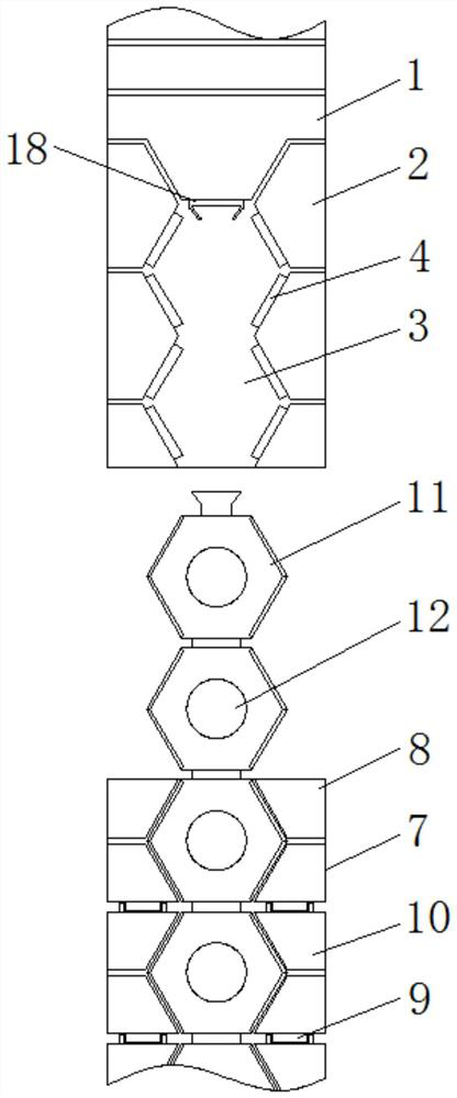 A connection structure for electronic wristband based on mosaic limit