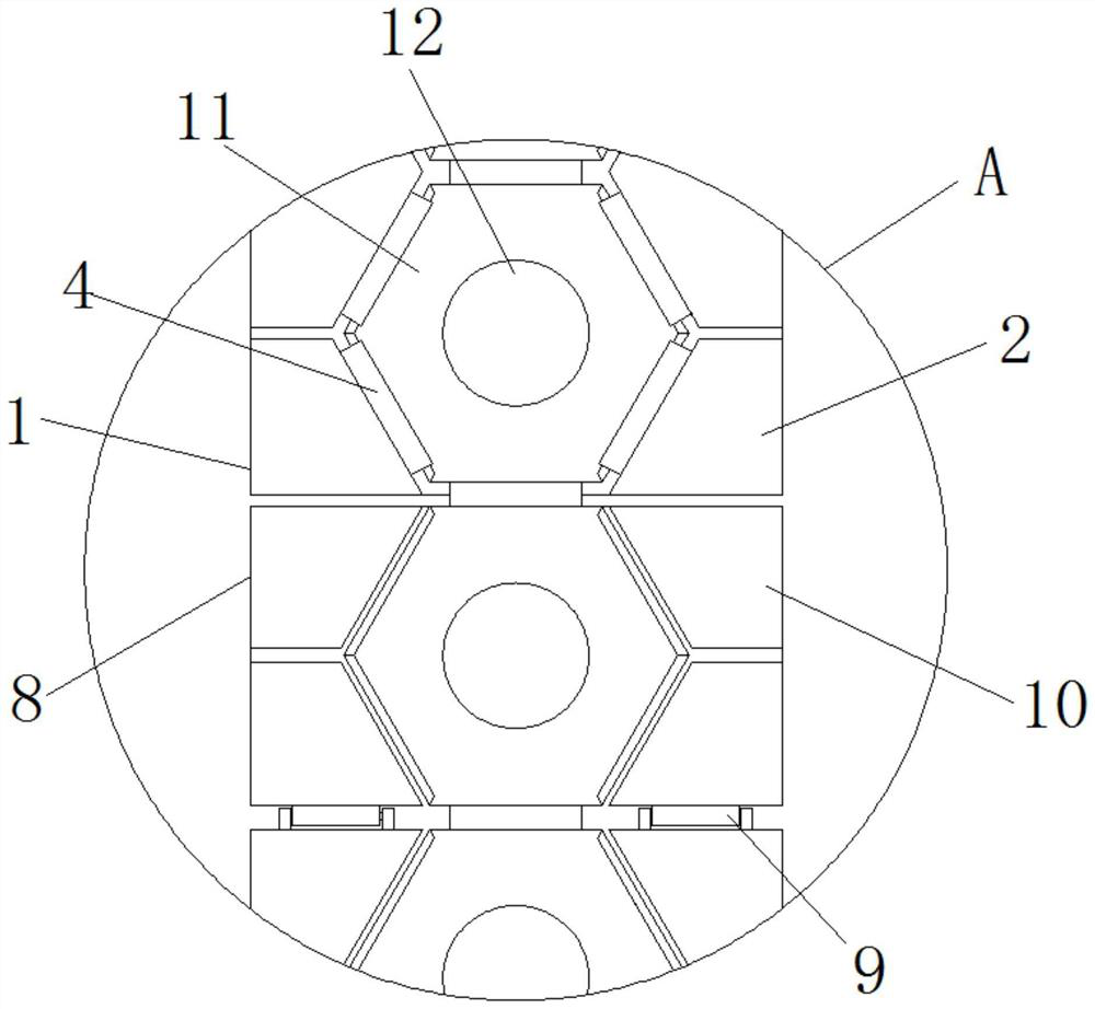 A connection structure for electronic wristband based on mosaic limit