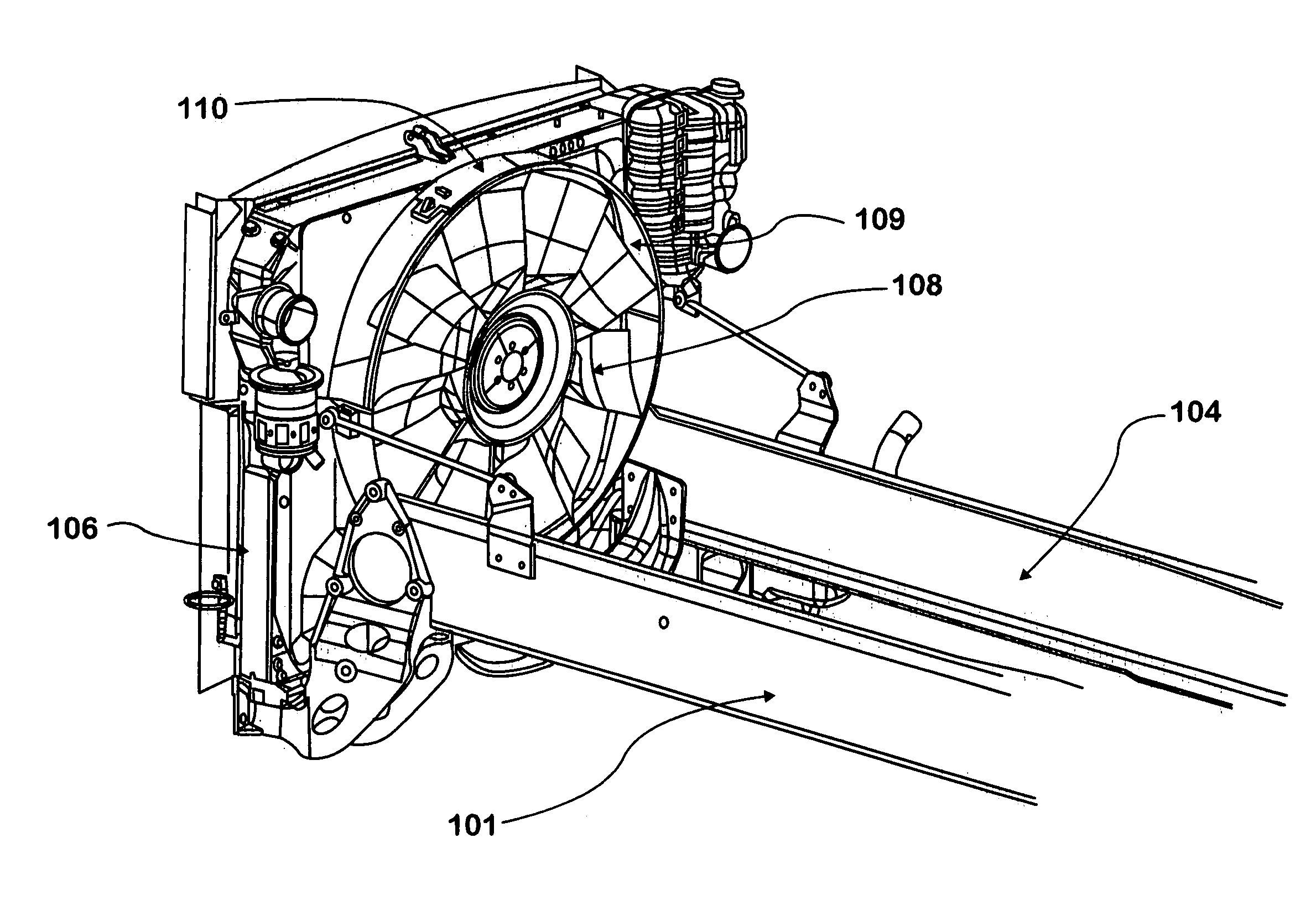 Split access fan shroud