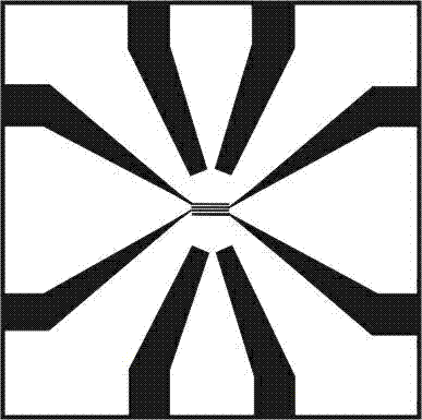 Method for preparing molecular junction by polydimethylsiloxane stencil printing