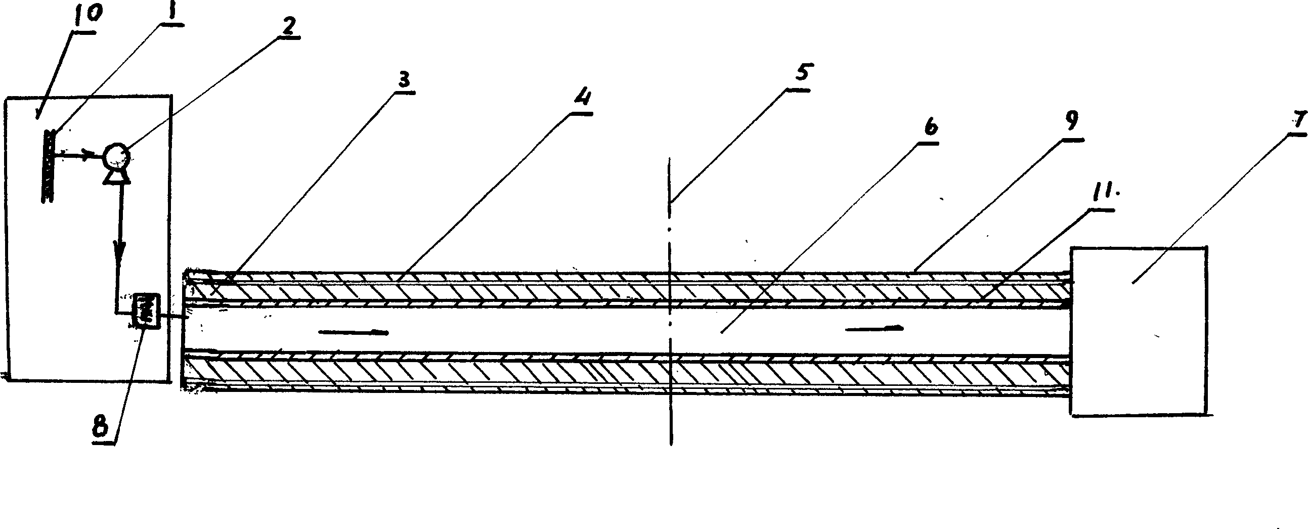 Dehydrated ultra thick oil pipeline transportation method and corollary arrangement