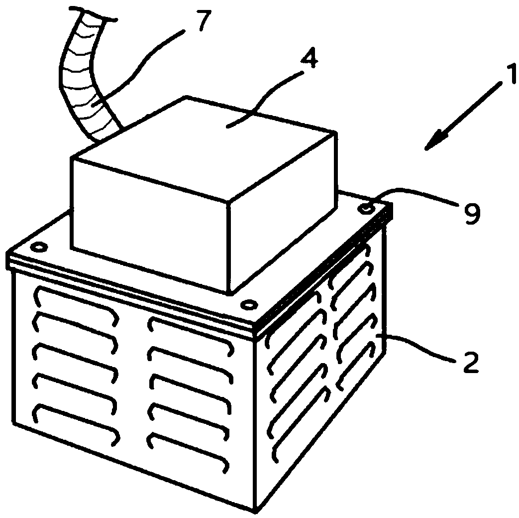 Indoor supply device of external air