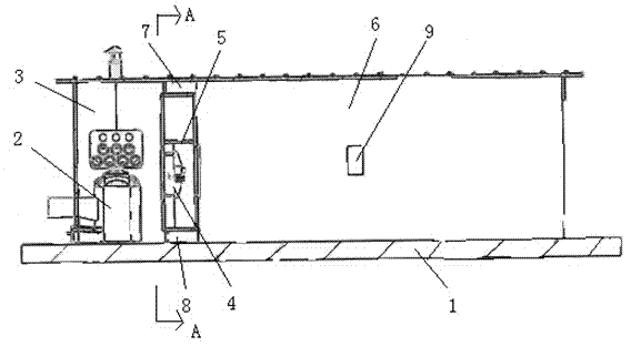 Two-way hot-blast circulation drying method and device