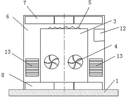 Two-way hot-blast circulation drying method and device