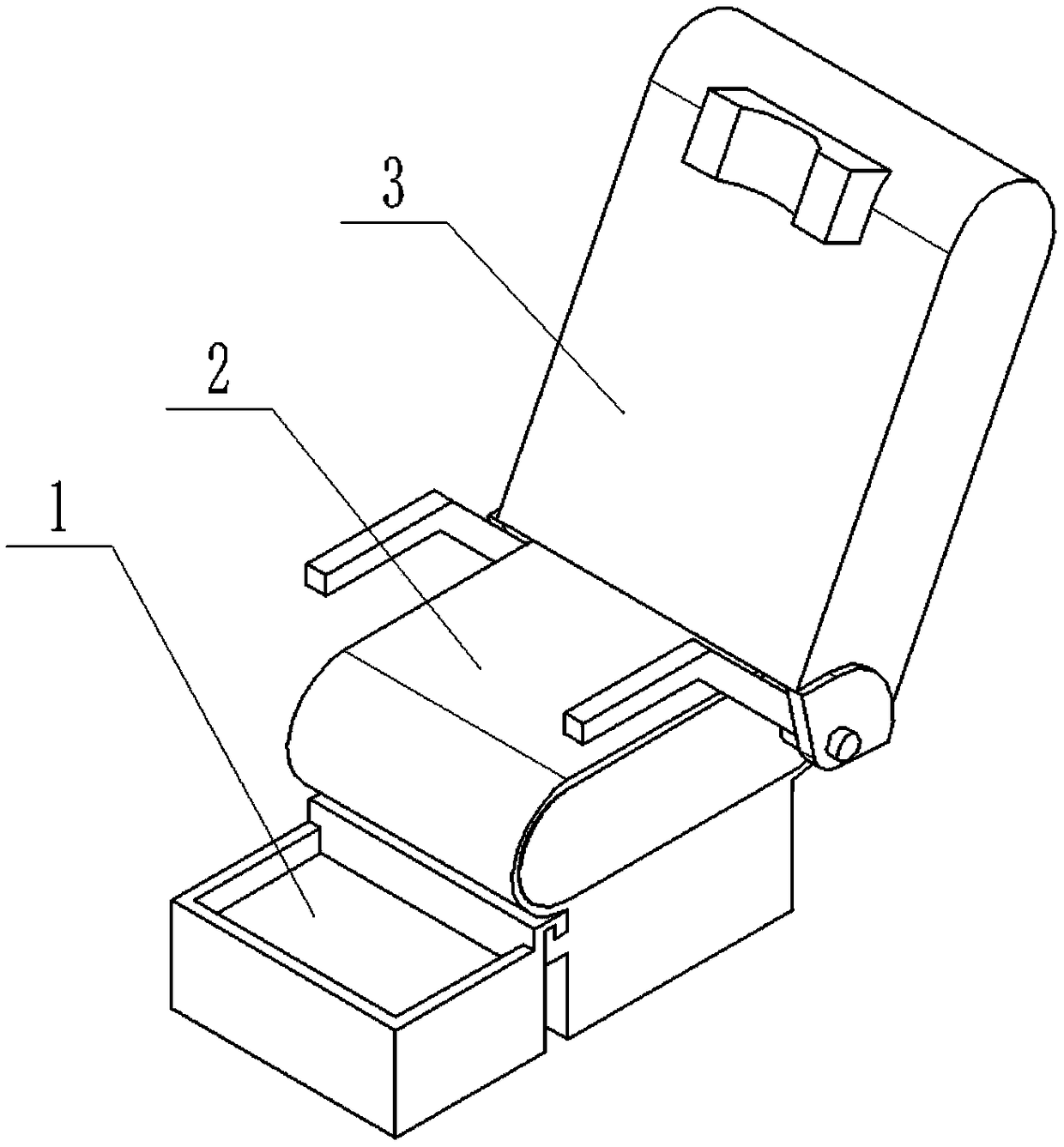 Airborne aviation massaging and relaxing seat